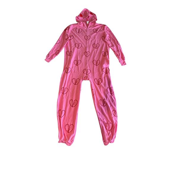 Harley Quinn Birds of Prey Break Up Zipster Jumpsuit L/XL NWT Costume DC Comics - Picture 4 of 9